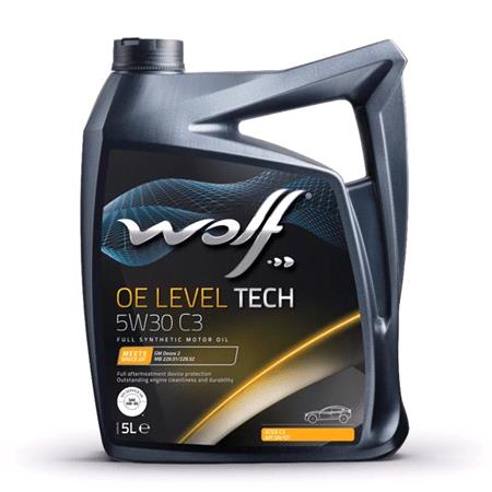 Wolf OE LevelTech 5W30 C3 Full Synthetic Engine Oil   5 Litre