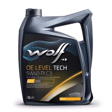 Wolf OE LevelTech 5W40 PI C3 Full Synthetic Engine Oil   5 Litre