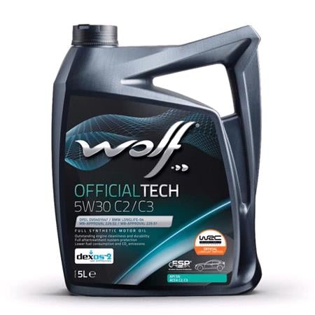 Wolf OfficialTech 5W30 C2/C3 Synthetic Engine Oil   5 Litre