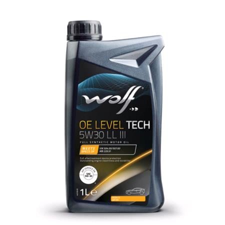 Wolf OE Level Tech 5W30 LL III Full Synthetic Engine Oil   1 Litre