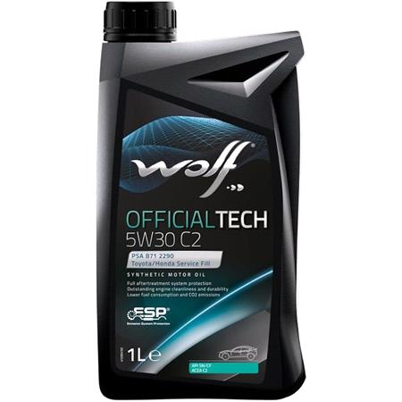Wolf OfficialTech 5W30 C2 Full Synthetic Engine Oil   1 Litre
