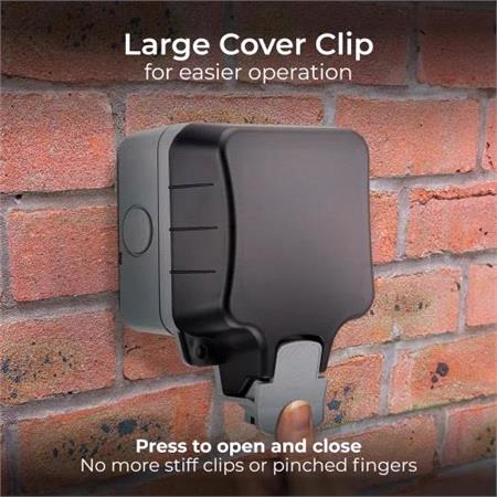 BG Nexus Storm IP66 Weatherproof Single Switched 13A Power Socket