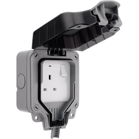 BG Nexus Storm IP66 Weatherproof Single Switched 13A Power Socket