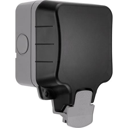 BG Nexus Storm IP66 Weatherproof Single Unswitched 13A Power Socket