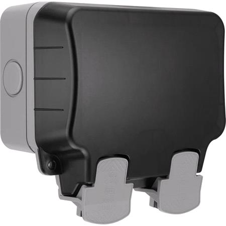 BG Nexus Storm IP66 Weatherproof Double Unswitched 13A Power Socket