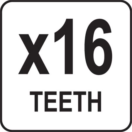 RAKE 16 TEETH W. HANDLE