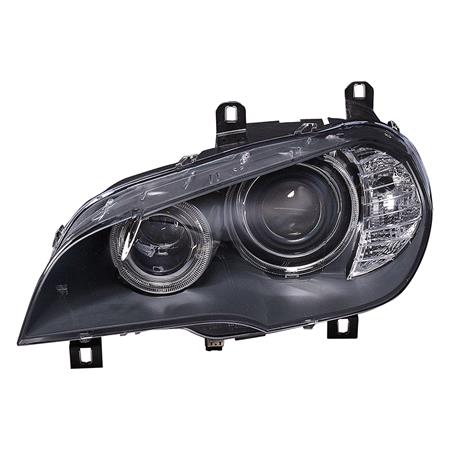 Left Headlamp (Xenon, Without AFS, Original Equipment) for BMW X5 2007 on