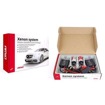 AMIO Xenon Kit with Slim Canbus and H7 6000K Bulbs   Full Set