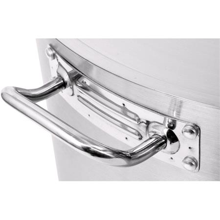 DEEP STOCKPOT W/LID SS 32x32CM 25,7L