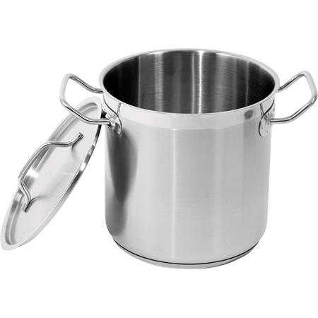 DEEP STOCKPOT W/LID SS 20x20CM 6,3L