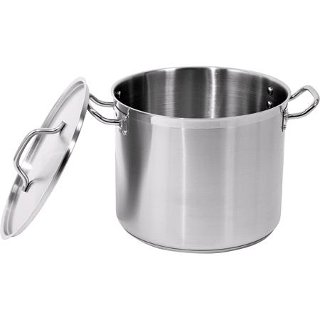 DEEP STOCKPOT W/LID SS 32x26CM 20,9L