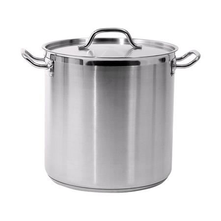 DEEP STOCKPOT W/LID SS 32x32CM 25,7L