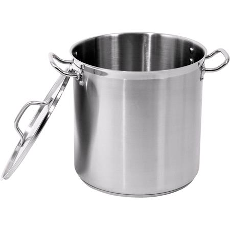 DEEP STOCKPOT W/LID SS 32x32CM 25,7L