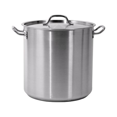 DEEP STOCKPOT W/LID SS 36x36CM 36,6L