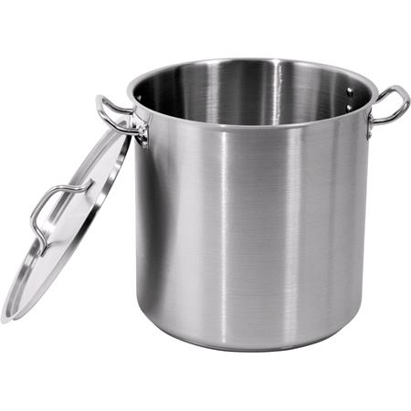 DEEP STOCKPOT W/LID SS 36x36CM 36,6L