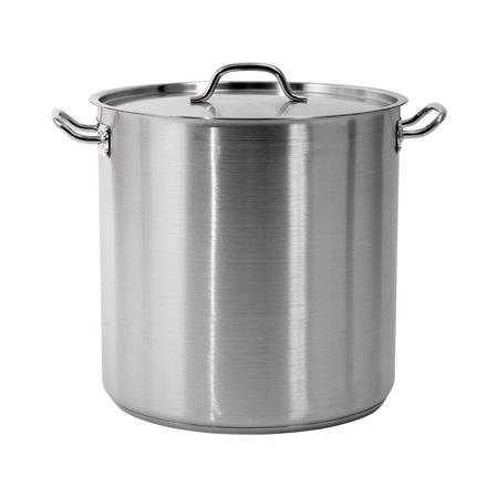 DEEP STOCKPOT W/LID SS 40x40CM 50,3L