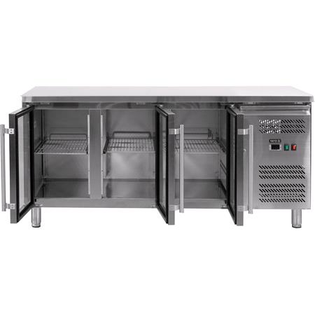 GN COUNTER 417L 3 GLASS DOOR