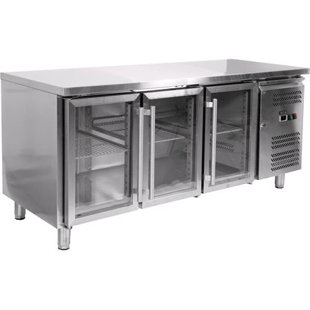 GN COUNTER 417L 3 GLASS DOOR