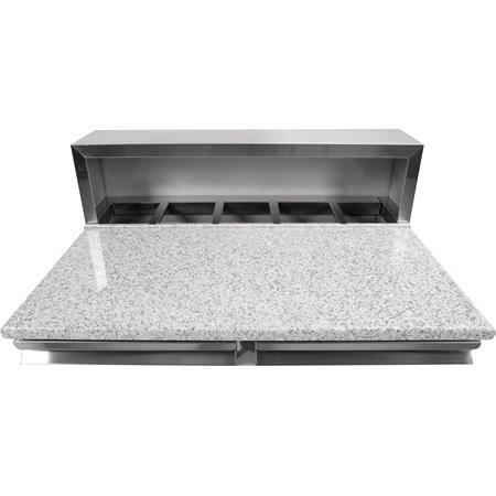 PIZZA SALADETTE 240L WITH COUNTER TOP