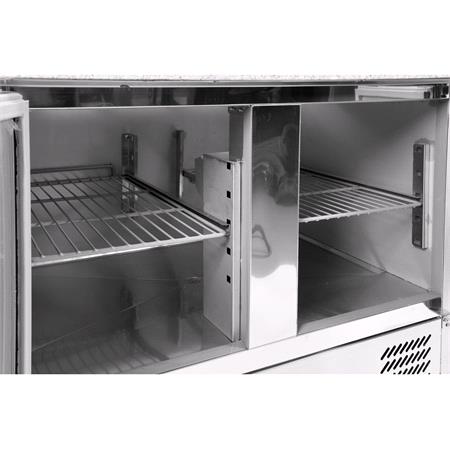 PIZZA SALADETTE 240L WITH COUNTER TOP