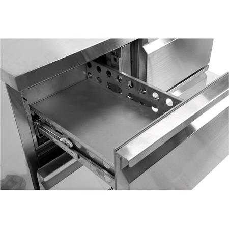 REFRIGERATED COUNTER 220L W/4 DRAWERS