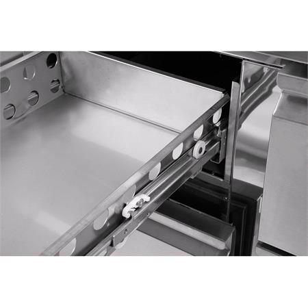 REFRIGERATED COUNTER 220L W/4 DRAWERS
