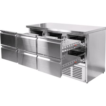 SALADETTE 368L 6 DRAWERS