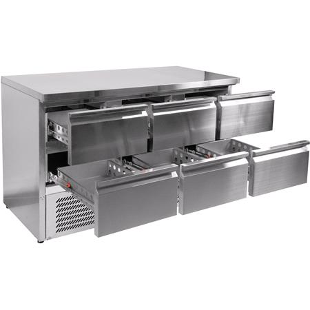 SALADETTE 368L 6 DRAWERS