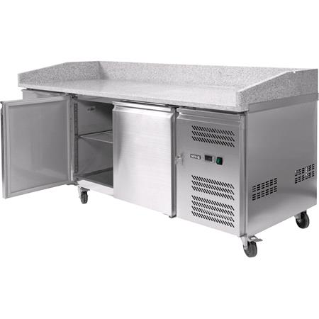 REFRIGERATED PIZZA COUNTER 580L 7 DRAWER