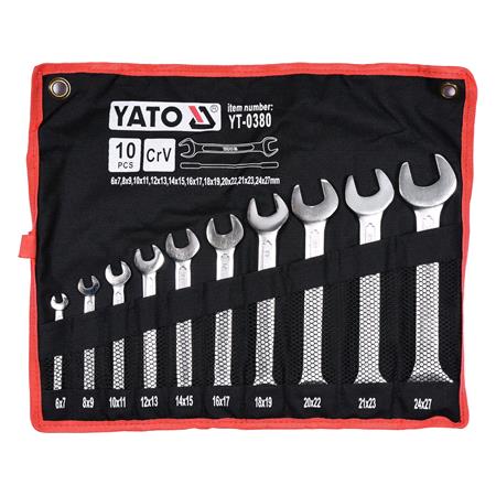 DOE SPANNER SET 6 27MM 10PCS