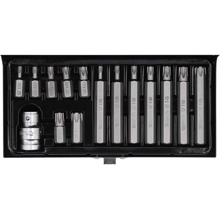 SCREWDRIVER BIT SET /TORX/ 15PCS