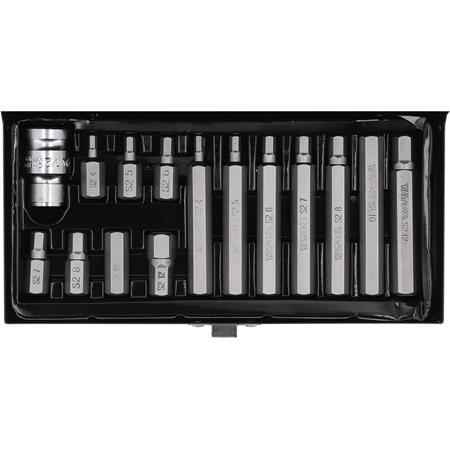 SCREWDRIVER BIT SET /HEX/ 15PCS