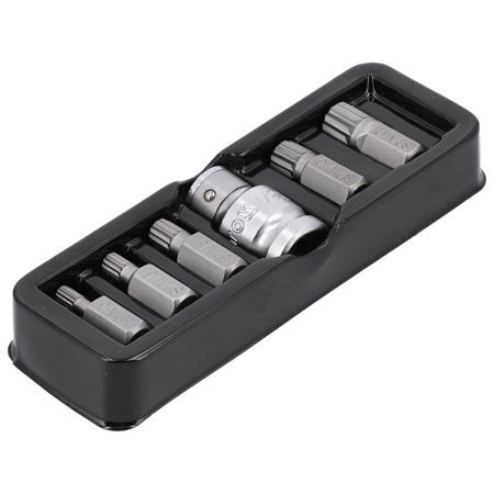 SCREWDRIVER BIT SET /SPLINE/ 6PCS