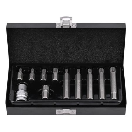 SCREWDRIVER BIT SET /SPLINE/ 11PCS