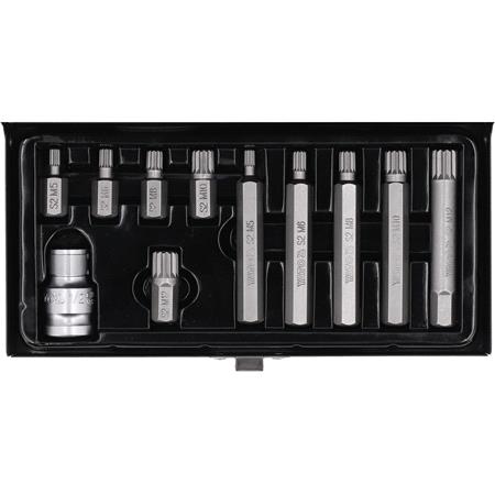 SCREWDRIVER BIT SET /SPLINE/ 11PCS