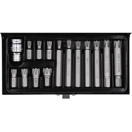 SCREWDRIVER BIT SET  RIBE M6 M14 15PCS