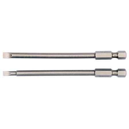 SCREWDRIVER BITS 2PCS SLOTTED 4;5 L100MM