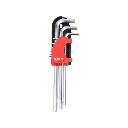 HEX KEY SET 9PCS 1.5 10MM LONG