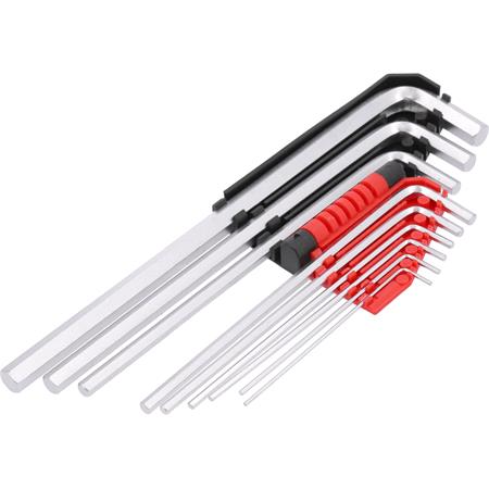 HEX KEY SET 9PCS 1.5 10MM LONG