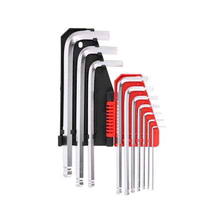 HEX KEY SET W. BALL 10PCS  2 12MM