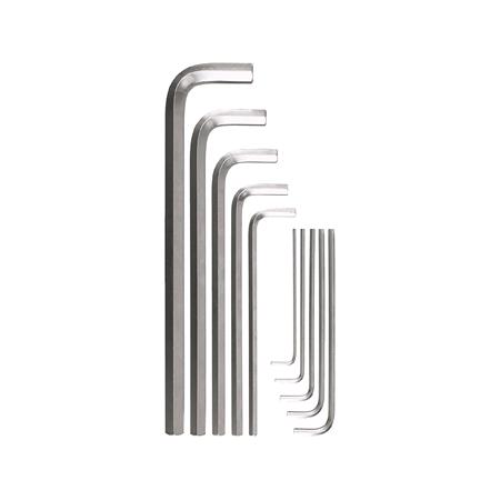 HEX KEY SET 10PCS 3 17MM LONG