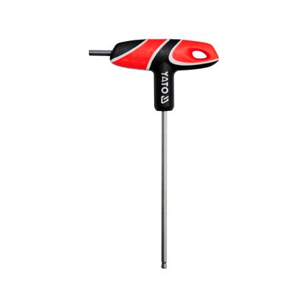 T HANDLE HEX KEY W. BALL 5MM