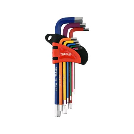 9PCS  LONG HEX KEY SET 1.5 10MM