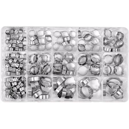 Double Ear Hose Clamp Assortment