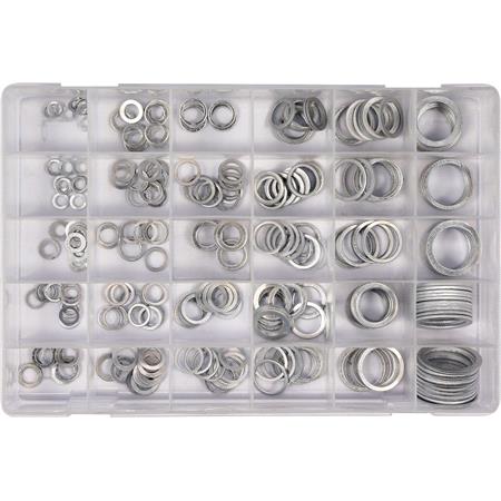 300 PCS ALUMINIUM SEALING RINGS ASSORTME