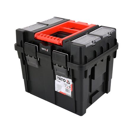 Two parts tool box with wheels
