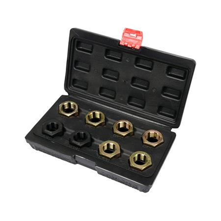AXLE SPINDLE RETHREADING SET 8 PCS