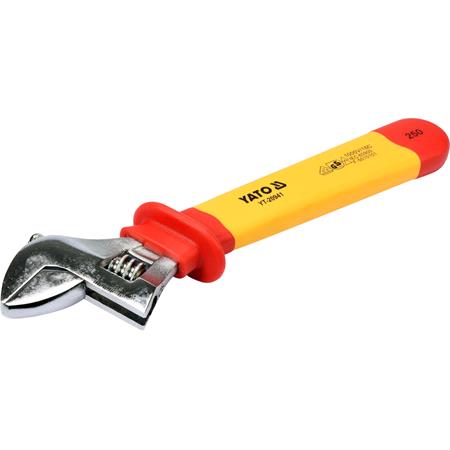 INSULATED ADJUSTABLE WRENCH 250MM VDE