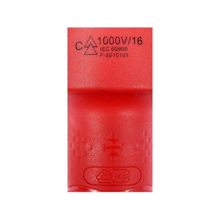 INSULATED HEXAGONAL SOCKET 22MM 3/8" VDE