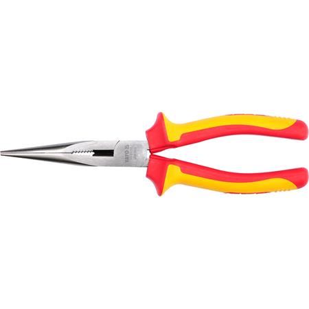 INSULATED LONG NOSE PLIERS 200MM VDE